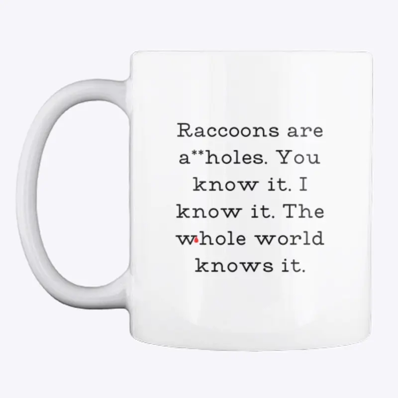 Raccoon mug - Tenzin